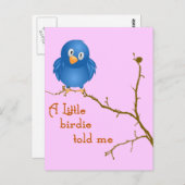 Eine kleine Birdie-Momism-Postkarte Postkarte (Vorne/Hinten)