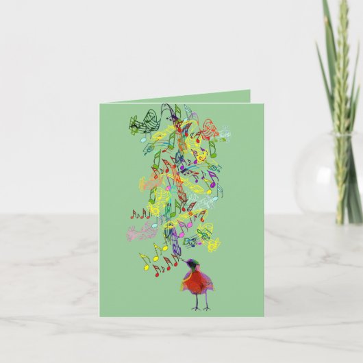 Eine kleine Birdie sagte mir, ich danke Ihnen (Vorderseite)