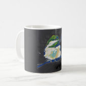 Eine kleine Blaue – Klassischer Becher Kaffeetasse (Vorderseite Links)