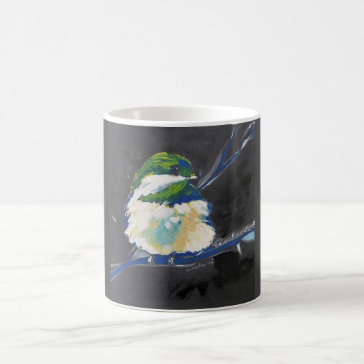 Eine kleine Blaue – Klassischer Becher Kaffeetasse (Mittel)