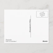 Eine kleine Blume Postkarte (Rückseite)