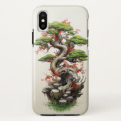 Eine kleine Bonsai-Kunst Case-Mate iPhone Hülle (Rückseite)