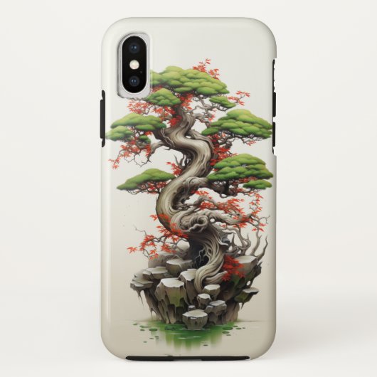 Eine kleine Bonsai-Kunst Case-Mate iPhone Hülle (Rückseite)