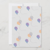 Eine kleine Boo Baby Dusche (Rückseite)