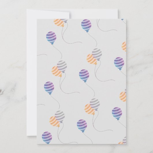 Eine kleine Boo Baby Dusche (Rückseite)