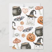 Eine kleine Boo Baby Dusche Einladung (Rückseite)