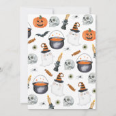 Eine kleine Boo Baby Dusche Einladung (Rückseite)