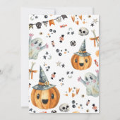 Eine kleine Boo Baby Dusche Einladung (Rückseite)