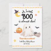 Eine kleine Boo-Baby-Dusche Halloween Einladung (Vorderseite)