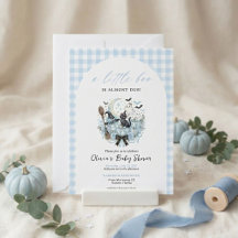Eine kleine Boo-Baby-Party Blau Halloween