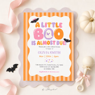 Eine kleine Boo-Baby-Party Einladung