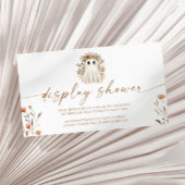 Eine kleine Boo Boho Ghost Baby Dusche Begleitkarte