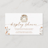 Eine kleine Boo Boho Ghost Baby Dusche Begleitkarte (Vorderseite)