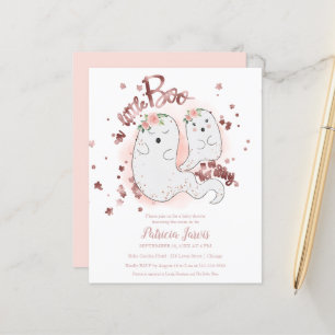 Eine kleine Boo Budget Girl Babyparty-Einladung