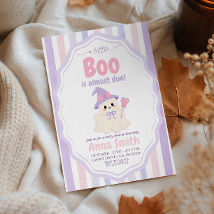 Eine kleine Boo-Geister-Hexen-Mädchen-Baby-Party Einladung