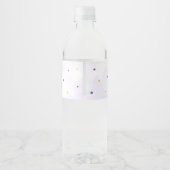 Eine kleine Boo Ghost Baby Dusche Wasserflaschenetikett (Rückseite)