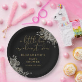 Eine kleine Boo-Gothic-Baby-Dusche Pappteller (Party)