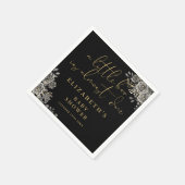 Eine kleine Boo-Gothic-Baby-Dusche Serviette (Ecke)