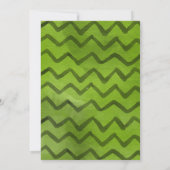 Eine kleine Boo Green Happy Halloween Baby Dusche Einladung (Rückseite)