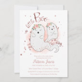 Eine kleine Boo Halloween Baby Dusche Einladung (Vorderseite)