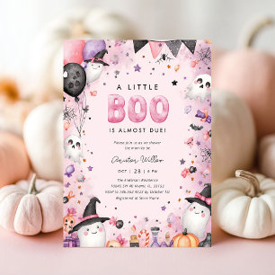 Eine kleine Boo Halloween Baby Dusche Einladung