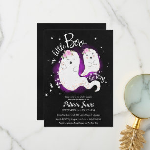Eine kleine Boo Halloween Baby Dusche Einladung