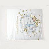 Eine kleine Boo Halloween Baby Dusche Hintergrund Wandteppich (Vorderseite (Horizontal))