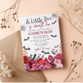 Eine kleine Boo Halloween-Blume Kinderdusche Einladung