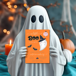 Eine kleine Boo Halloween Girl-Babydusche Einladun Einladung