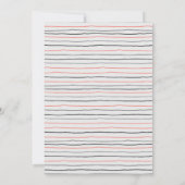 Eine kleine Boo Niedlich Ghost Baby Dusche Einladung (Rückseite)