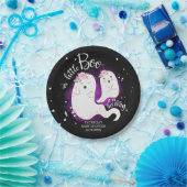 Eine kleine Boo Niedliche Halloween-Girl-Babydusch Pappteller (Party)