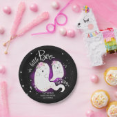 Eine kleine Boo Niedliche Halloween-Girl-Babydusch Pappteller (Party)