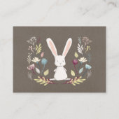 Eine kleine Bunny Baby Diaper Raffle Umschließkart Begleitkarte (Rückseite)