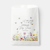 Eine kleine Butterfly-Wildblumen Kinderdusche Geschenktütchen (Vorderseite)