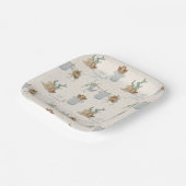 Eine kleine Cowboy-Babydusche Pappteller (Gewinkelt)