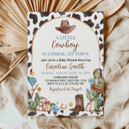 Eine kleine Cowboy-Dusche Einladung