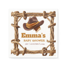 Eine kleine Cowboy-Stiefel und Seil Western-Baby-P