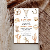 Eine kleine Cowboy-Western-Dusche - Einladung