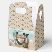 Eine kleine Cowboy-Western-Kinderdusche Geschenkschachtel (Geöffnet)