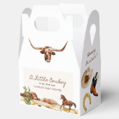 Eine kleine Cowboy-Western-Kinderdusche Geschenkschachtel (Geöffnet)