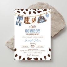 Eine kleine Cowboy-Wild-West-Rodeo-Baby-Party