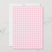 Eine kleine Cowgirl Pink Baby Dusche Einladung (Rückseite)