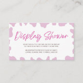 Eine kleine Cowgirl Rodeo Babydusche Begleitkarte (Vorderseite)