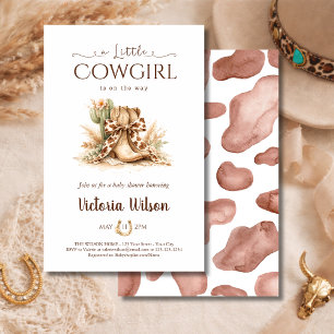 Eine kleine Cowgirl Western Boho Baby Shower für M Flyer