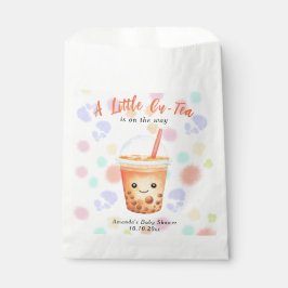 Eine kleine Cu-Tea-Bubble-Tea-Baby-Party Geschenktütchen