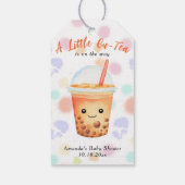Eine kleine Cu-Tea Bubble Tea Babyparty Geschenkanhänger (Rückseite)