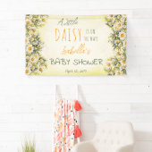 Eine kleine Daisy ist auf dem Weg zur Blumendusche Banner (Insitu)