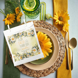 Eine kleine Daisy ist auf dem Weg zur Blumendusche Geschenktütchen