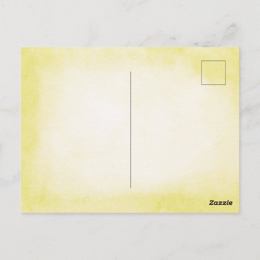 Eine kleine Daisy ist auf dem Weg zur Blumendusche Postkarte (Rückseite)