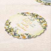 Eine kleine Daisy ist auf dem Weg zur Blumendusche Untersetzer (angewinkelt)